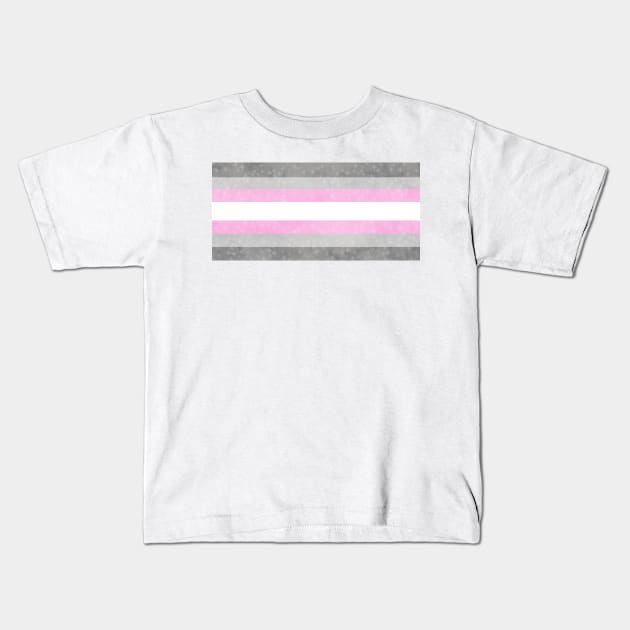 Shimmer Demigirl Pride Flag Kids T-Shirt by whizz0